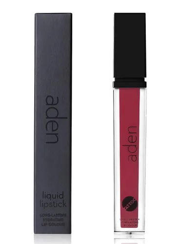 Miniatura 9 de ADEN Lápiz labial mate Tattoo - 7ML - Altamente pigmentado - Proporciona un acabado no brillante, no mancha y aterciopelado - Resistente al agua 03