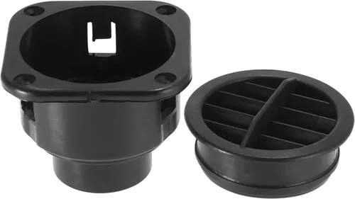 Miniatura 8 de X AUTOHAUX 4 unids salida de ventilación de aire caliente 1.654 in calentador de coche conducto tubo de manguera 360 grados giratorio aparcamiento