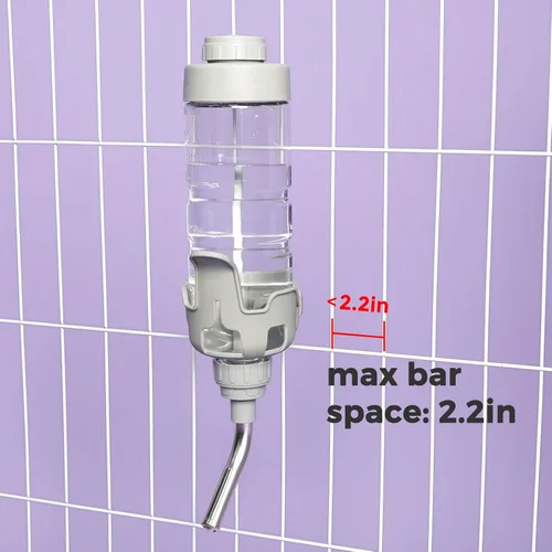 Miniatura 7 de Dispensador de agua para perros Vannon para jaula, botella de agua de 20 onzas con alimentación automática para jaulas de perros, gatos y conejos