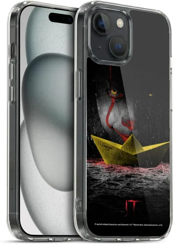 Miniatura 18 de Head Case Designs Funda de gel suave con licencia oficial de la película de TI Pennywise 2 Graphics compatible con Apple iPhone 15 Pro