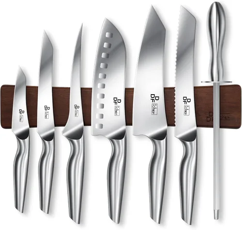 Miniatura 7 de DDF iohEF - Juego de cuchillos de cocina, 4 piezas de cuchillos profesionales ultra afilados, juego de cuchillos de chef de acero inoxidable de alto