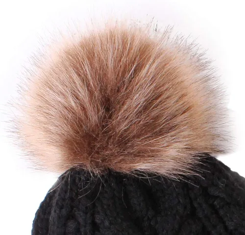 Miniatura 5 de Gorro de punto cálido de invierno para padres e hijos, para madre e hijahijo, gorro de punto familiar