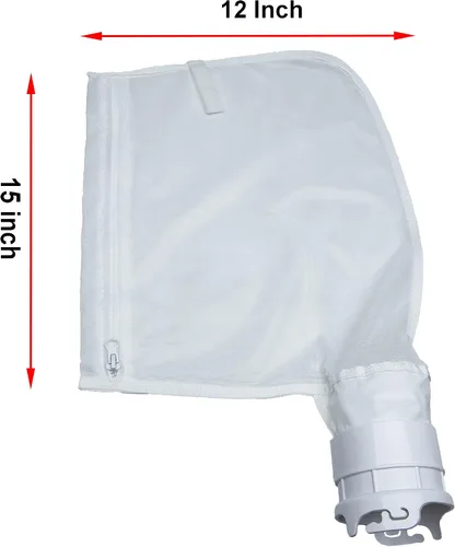 Miniatura 4 de ATIE Bolsa de malla fina para limpiador de piscinas con cierre de cremallera, compatible con Pentair Kreepy Krauly Legend, Platinum, Letro Pool
