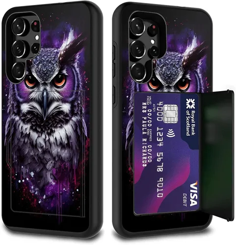 Miniatura 114 de Funda híbrida de doble capa con función atril para Samsung Galaxy A16 5G de 6.9 pulgadas, diseño de vaca con bandera estadounidense