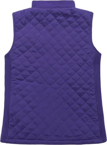 Miniatura 2 de Bienzoe Chaleco liviano sin mangas, acolchado, con cierre, casual, para mujeres con laterales elásticos.