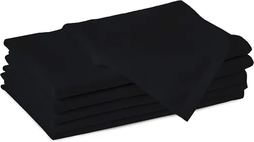 Miniatura 19 de Encasa XO Juego de 12 servilletas de tela color azul cobalto, 17 x 17 pulgadas, servilletas de cena de algodón de color sólido, servilletas de boda