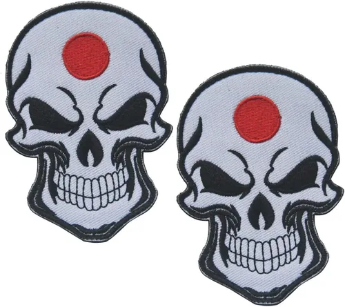 Miniatura 19 de 2 parches de bandera de AliPlus de España, parches de calavera bordados, tácticos, militares, moral, parche con gancho y bucle