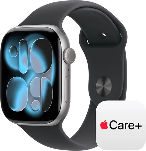 Miniatura 19 de Apple Reloj inteligente de la serie 11 [GPS de 1.654 in] con caja de aluminio plateado con correa deportiva de niebla morada - S/M. Puntuación