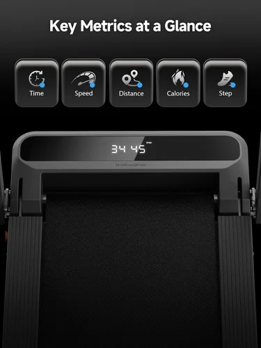 Miniatura 7 de WALKINGPAD Folding Treadmills for Home, Smart Vertical Fold, LED Display with Adjustable Height Handles