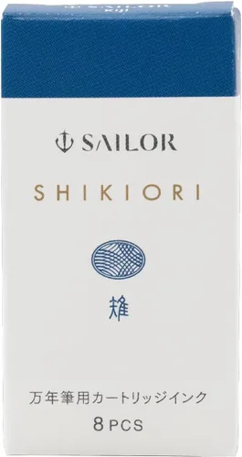 13-0400-240 Sailor - Tinta de cartucho para pluma estilográfica, Shikiori - Yumi Noyama (Shiji), tinte a base de agua, 0.7 fl oz (0.7 fl oz)
