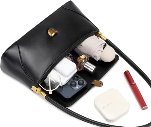Miniatura 7 de WSRYDJDL Bolsos de hombro para mujer, bolso vintage retro clásico pequeño, lindo bolso de mano