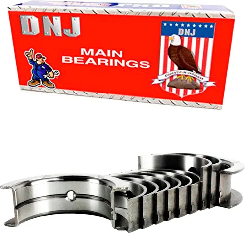 DNJ MB1142 Juego de rodamientos principales tamaño estándar para 76-03 Dodge, Jeep, Chrysler, Plymouth 5.2L V8 OHV aspirado naturalmente