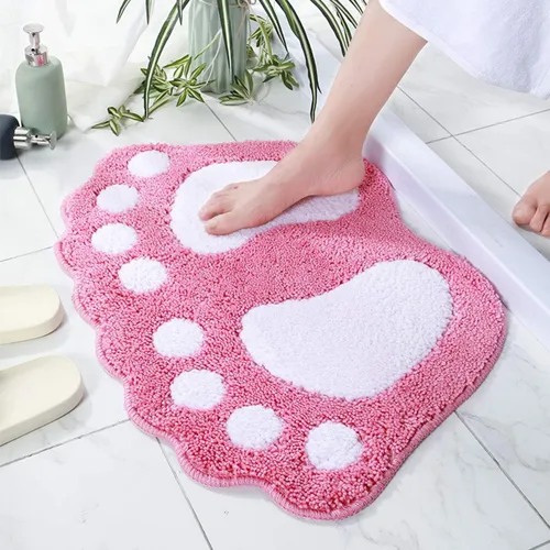 Miniatura 15 de Alfombras de baño, absorbentes de agua, antideslizantes, para usar en el baño, ducha, habitación, etc. Tapete de baño de microfibra suave, lavable a