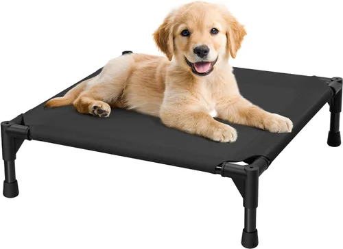Miniatura 3 de Love&go Cama Elevada para Perros con Marco de Metal, Catre Elevado Refrescante para Mascotas para Perros y Gatos