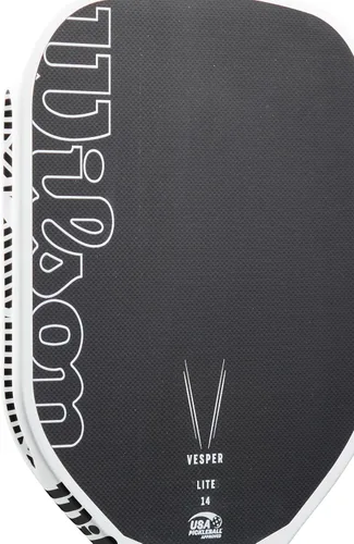 Miniatura 5 de Wilson Vesper Lite - Paleta de pickleball - Tamaño de agarre 1-4 1/8", negro/blanco