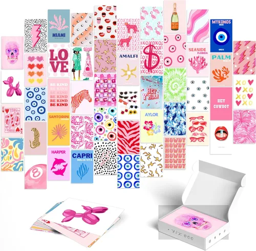 Miniatura 25 de Y2K BOO Kit de Collage de Pared Dark Academia - 50 Fotos Clásicas y Misteriosas de 4"x6" para Decoración de Dormitorio, Regalo para Chicas