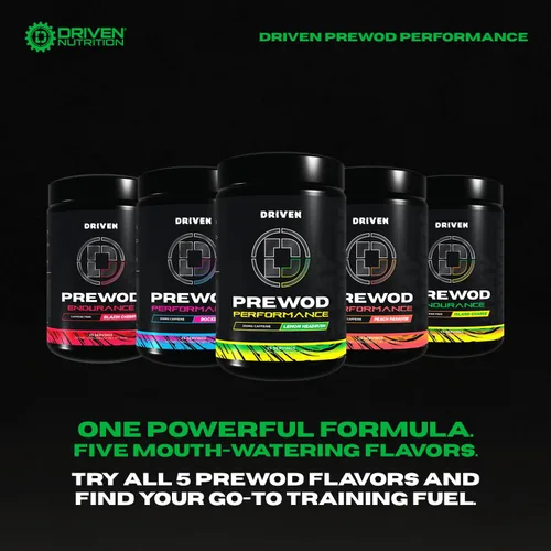 Miniatura 6 de Driven PREWOD - Bebida energética en polvo, 50 porciones, suplemento preentrenamiento con ingenio, aumenta la energía, la concentración, la fuerza