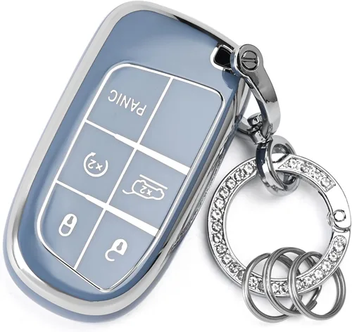 Miniatura 8 de Funda para llavero Dodge Challenger - 3, 4, 5 botones, protector de llavero de TPU suave