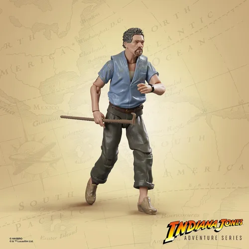 Miniatura 5 de Indiana Jones and The Dial of Destiny Adventure Series - Figura de acción Renaldo, figuras de acción de 6 pulgadas, juguetes para niños a partir