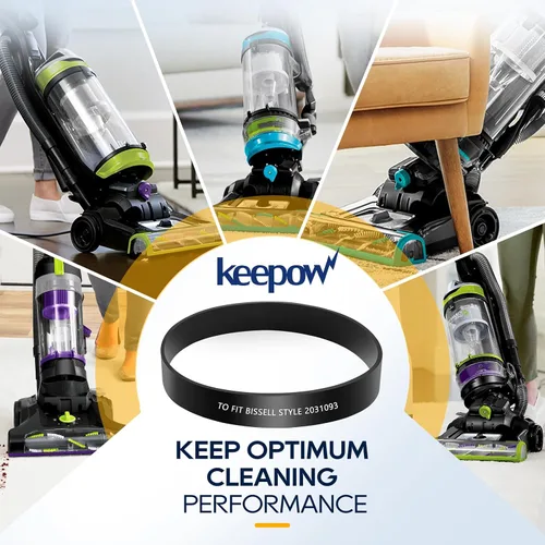 Miniatura 7 de KEEPOW Correa de repuesto para aspiradora Bissell PowerForce Helix Turbo 2191, 2191U, 2190, 2252, 2253, 2254, 22543, 1700, 1701, 1797, 1793, 2691