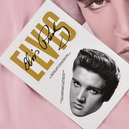 Miniatura 6 de Popfunk Camiseta y calcomanías clásicas de Elvis Presley King of Rock and Roll Music