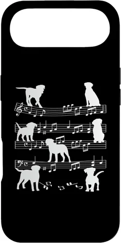 Miniatura 26 de iPhone 11 Músico Perro Jugando en Notas Musicales Amante de la Música Piano Case