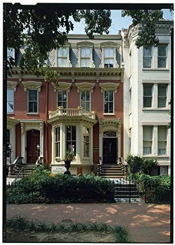 HistoricalFindings Foto: 1318 Vermont Avenue,Casa del noroeste,Washington,Distrito de Columbia,DC,HABS,1