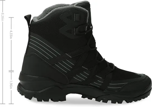 Miniatura 6 de Wantdo Botas de senderismo impermeables para mujer, botas de trabajo antideslizantes, cómodas botas de tobillo para exteriores con soporte de arco