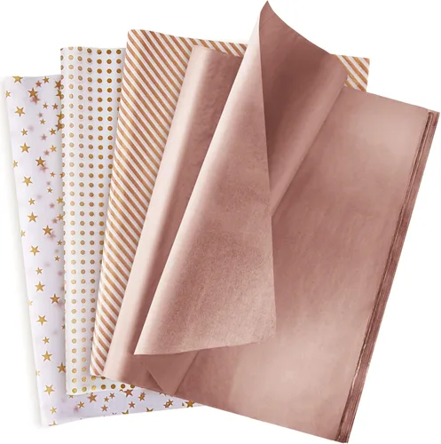Miniatura 28 de Larcenciel 60 hojas de papel de seda floral vintage, papel de seda de arte de flores silvestres para bolsas de regalo y embalaje, suministros