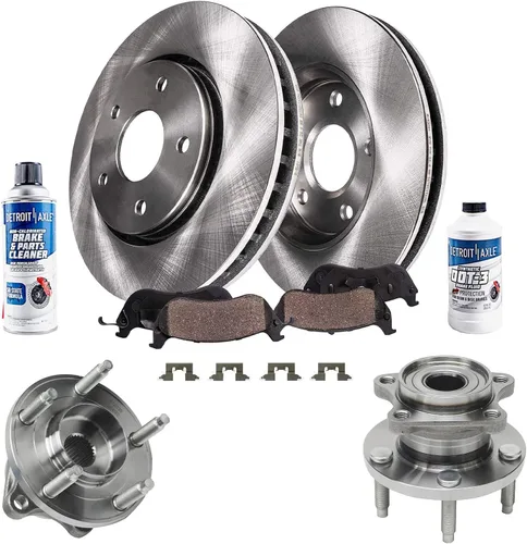 Miniatura 16 de Detroit Axle - Rotores de freno para Ford Mustang 2015 2016 2017 2018 2019 2020 2021 2022 2023 Rotores de freno de disco 2016 2017 2018 2019