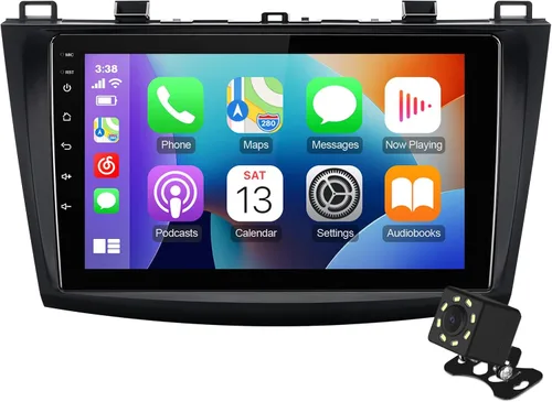 Miniatura 7 de 9 pulgadas IPS pantalla táctil Android 14 coche estéreo para Mazda 3 2010-2013 con CarPlay inalámbrico y Android Auto 4 Core 32GB radio de coche