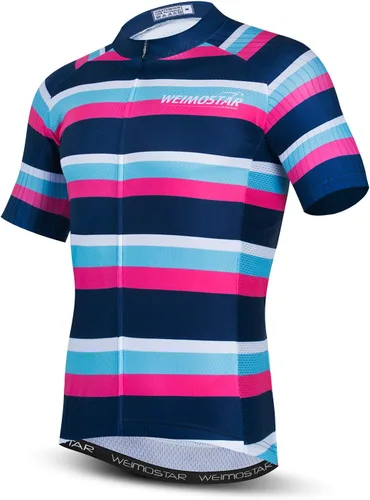 Miniatura 21 de Nuevo Pro cremallera completa hombres ciclismo Jersey manga corta Riding Shirt USA