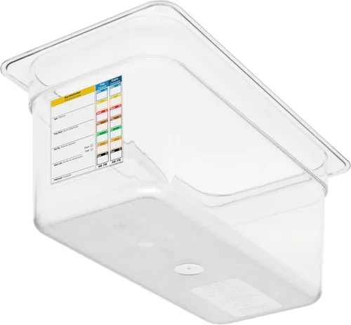 Miniatura 4 de Carlisle FoodService Products Storplus Permalabel - Recipiente de almacenamiento de alimentos con etiqueta integrada para cocina y restaurante