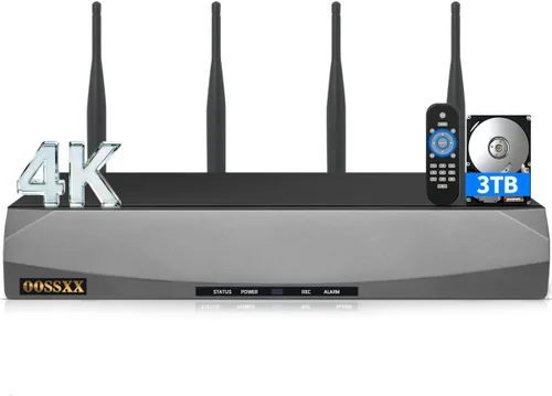 Miniatura 10 de Grabadora NVR inalámbrica de 10 canales solo con monitor IPS de 10 pulgadas, WiFi de doble banda de 5 MP 2.4G/5.8G, compatible con cámaras