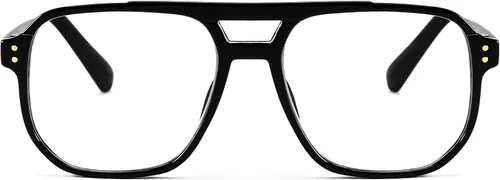 Miniatura 3 de FEISEDY Gafas de lectura retro estilo aviador, para mujeres y hombres, con bloqueo de luz azul, lentes de lectura, armazón de plástico ligero B0071