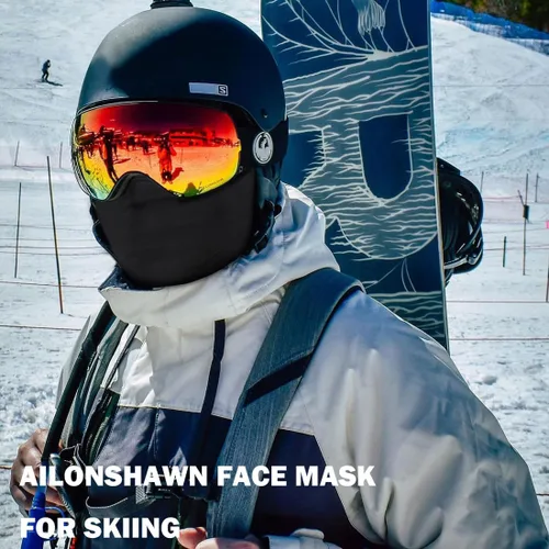 Miniatura 6 de Máscara de esquí para hombre, paquete de 2 pasamontañas, máscara facial para mujer, máscara de verano Shiesty, máscara de casco de motocicleta