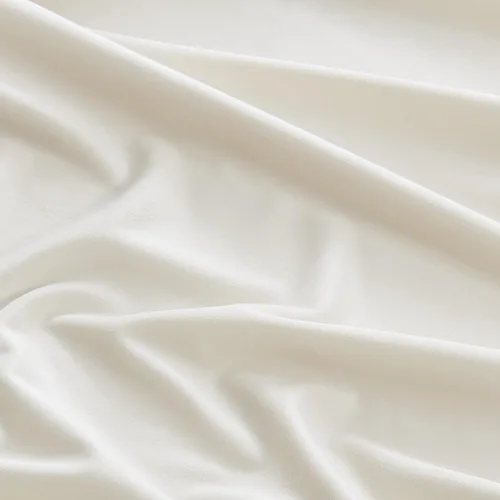 Miniatura 4 de Pony Dance Cortinas de terciopelo blanco de lana, suaves, clásicas, sólidas, aisladas térmicas, para sala de estar, protección de privacidad, lana