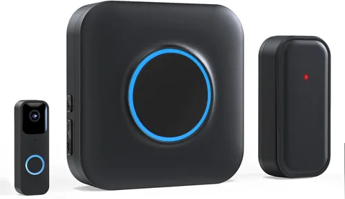 Satisure Timbre de puerta inalámbrico con video y extensor de timbre de video - Compatible con Blink Video Doorbell y Blink Video Doorbell (2ª
