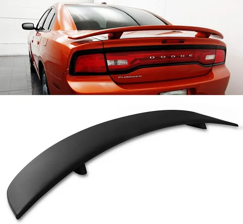 Miniatura 12 de para 06-10 Charger alerón trasero de estilo de fábrica con montaje empotrado