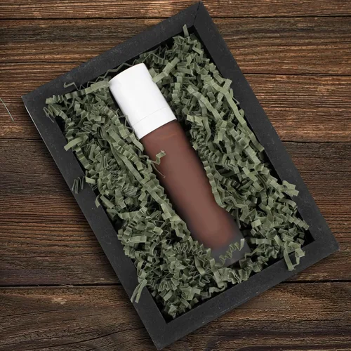 Miniatura 5 de MagicWater - Papel de corte arrugado para cestas de regalo, 1/2 libra, verde militar, perfecto para relleno de papel triturado, relleno de cesta
