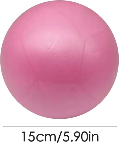 Miniatura 2 de Paquete de 3 pelotas de ejercicio pequeñas, minipelotas de pilates de 5.9 pulgadas, anti estallidos y antideslizantes, mini pelota de yoga
