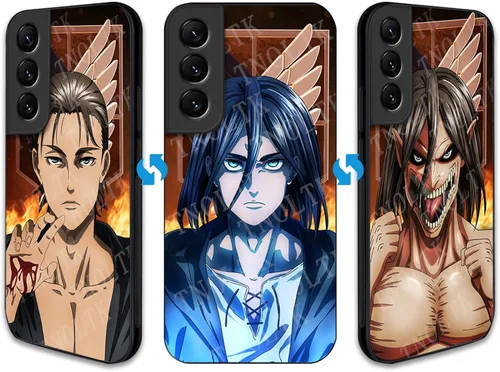 Miniatura 17 de Funda 3D Anime Motion para Samsung Galaxy S22, a prueba de golpes, suave, antiarañazos, manga cambiable, compatible con Samsung Galaxy S22, 6.1