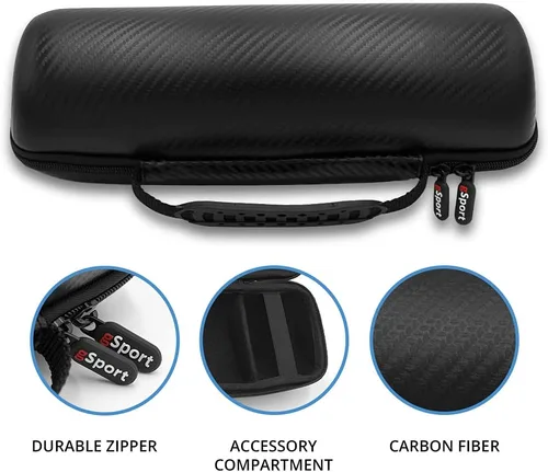 Miniatura 3 de JBL Charge 5 Altavoz impermeable portátil con batería integrada y estuche de fibra de carbono gSport (Rojo)