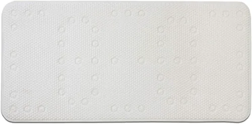 Popular Bath Capri Waffle - Tapete extra grueso para bañera, color blanco