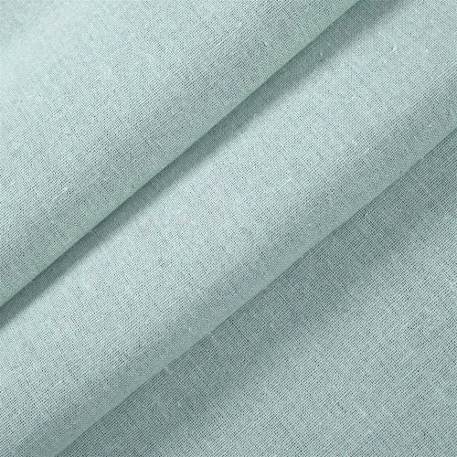 Miniatura 6 de Lush Decor Par de cortinas de ventana con solapas anudadas de yute, 45" x 84", azul