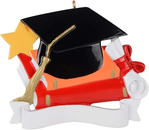 Miniatura 7 de MAXORA Adorno de Navidad personalizado de graduación, adorno de árbol de Navidad de graduado, regalo de graduación de felicitaciones, adorno