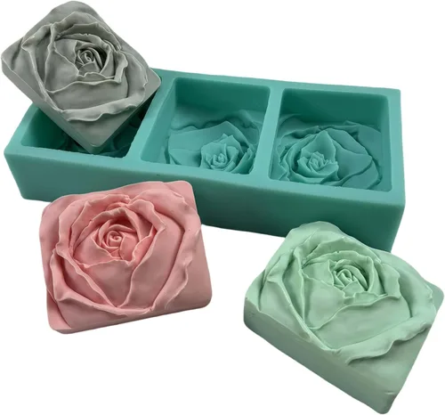 Miniatura 17 de Moldes de silicona para jabón de hoja de ginkgo de 3 cavidades, molde de silicona para jabón natural, vela, cera, fabricación de yeso aromático