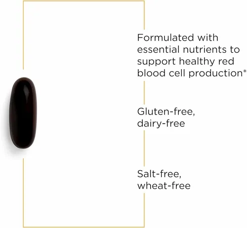 Miniatura 3 de Integrative Therapeutics Iron Complex - Apoyo energético y de bienestar con vitaminas C y B12* - Incluye folato, sin gluten y sin lácteos, 90