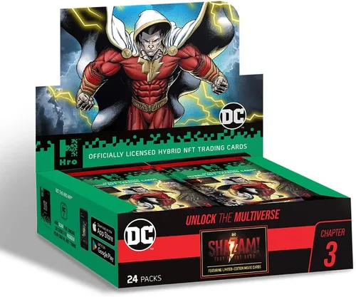 DC | HRO Capítulo 3: paquete de 24 cajas Mega Booster, 168 tarjetas comerciales digitales híbridas