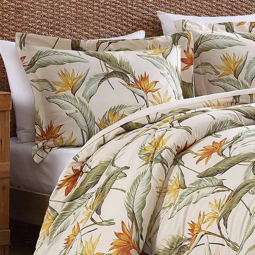 Miniatura 2 de Tommy Bahama - Juego de funda de edredón tamaño King, ropa de cama de algodón con fundas a juego y cierre de botón, juego de ropa de cama súper